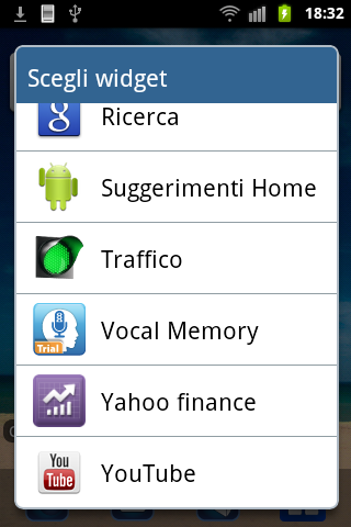 aggiunta widget 2
